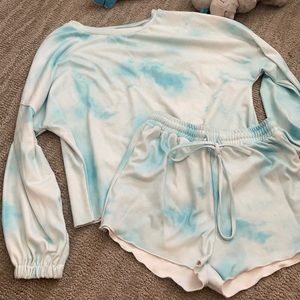 tie dye matching set